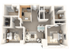 The Litchfield Floor Plan The Litchfield Floor Plan| Residences at Manchester Place